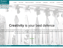 Tablet Screenshot of forbeschochla.com